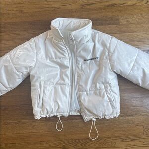 I.AM.GIA Shiny White Kids Puffer Jacket